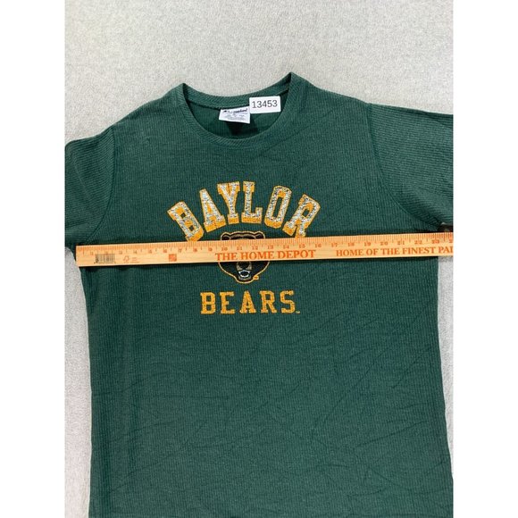 Baylor Bears Champion Thermal Long Sleeve Shirt (Men's Medium) Green - Picture 7 of 12